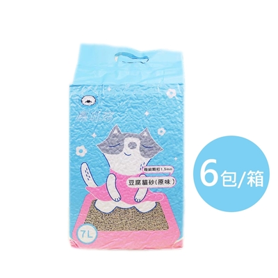 【臭味滾】1.5 mm極細抗臭豆腐貓砂7L 6入/箱
