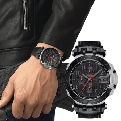 TISSOT 天梭 官方授權 T-RACE MOTOGP 2022 限量賽車機械錶 送禮首選-45mm T1154272705701