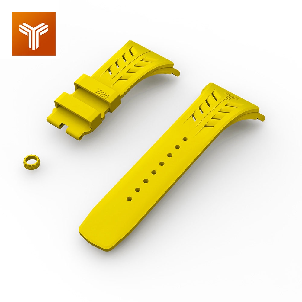 Y24 錶帶 (Apple Watch 45mm/49mm 不銹鋼錶殼專用) 黃色