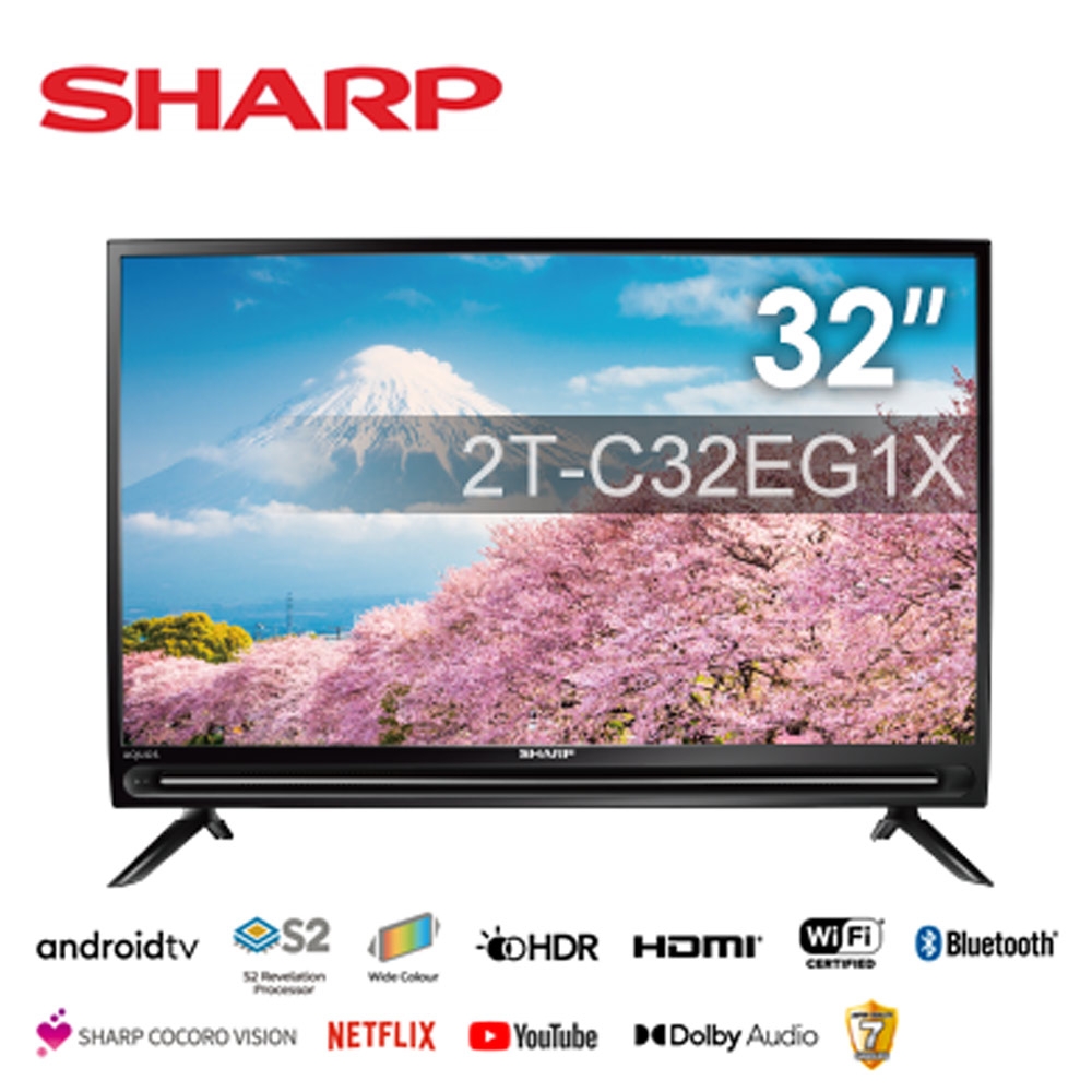 SHARP夏普32吋連網液晶顯示器2T-C32EG1X | 電視| Yahoo奇摩購物中心