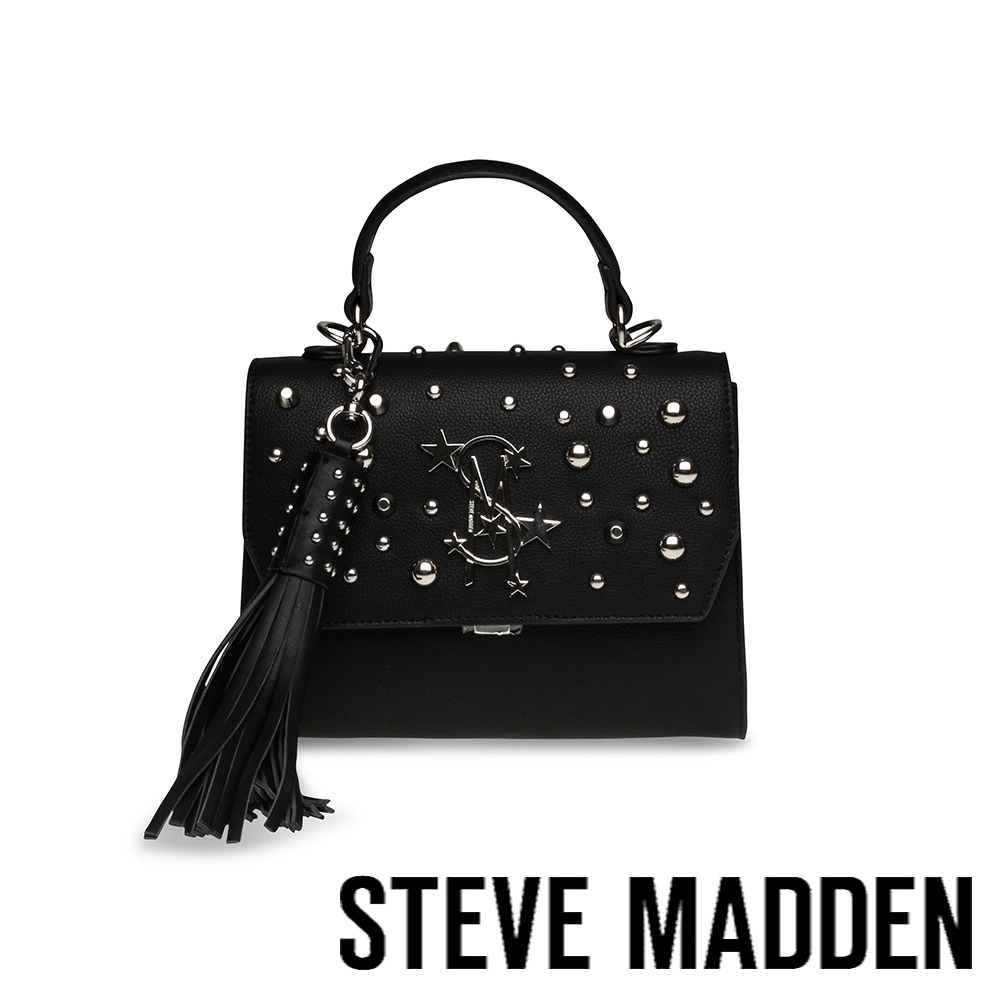 STEVE MADDEN-BCELEST 流蘇鉚釘信封包-黑色