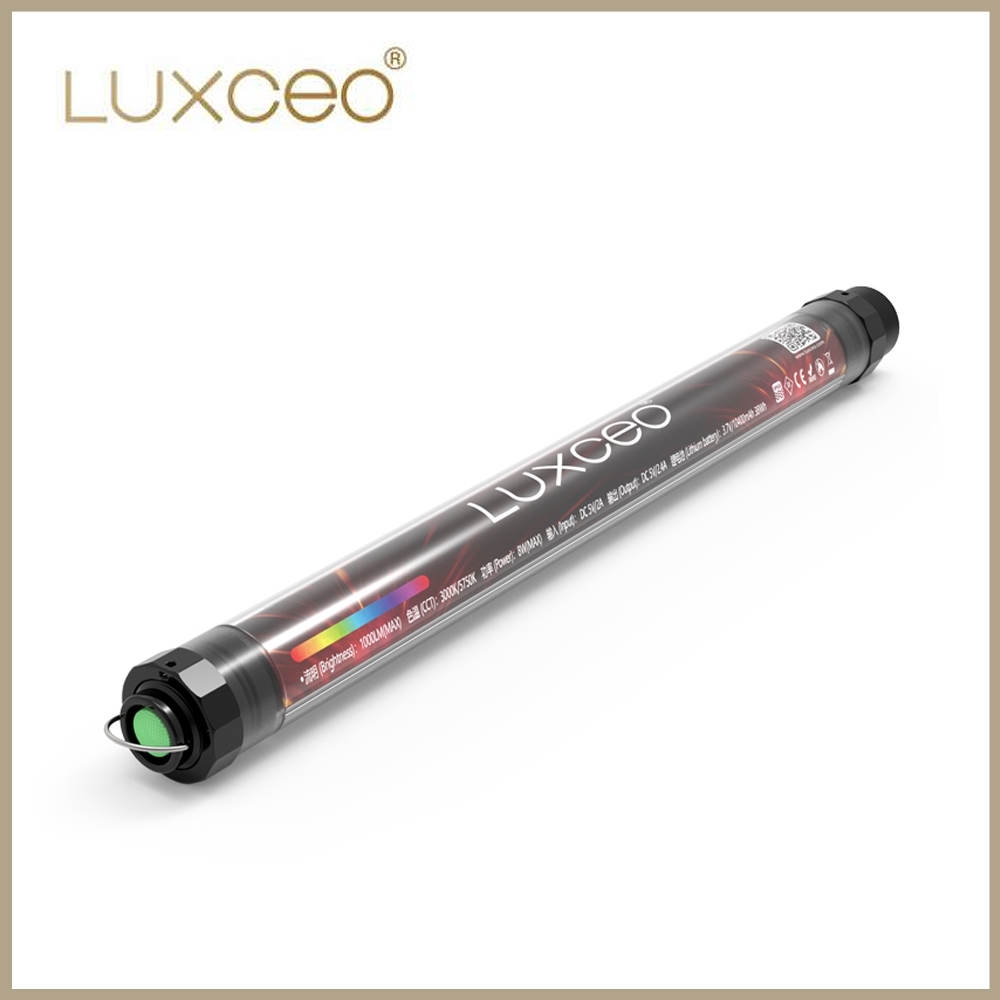 LUXCEO 樂士歐 P7RGB 七彩色防水LED補光燈棒40cm (公司貨)