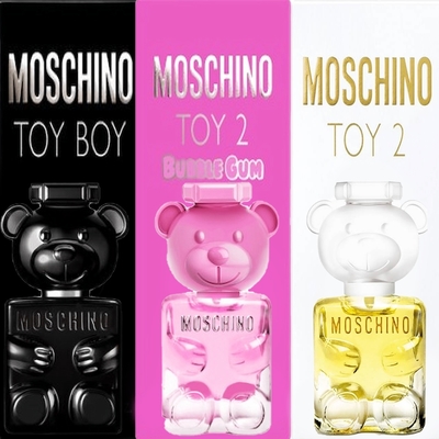 MOSCHINO 迷你小香 5ML 二入組 (TOY BOY+熊芯未泯2+泡泡熊) (多款任選)