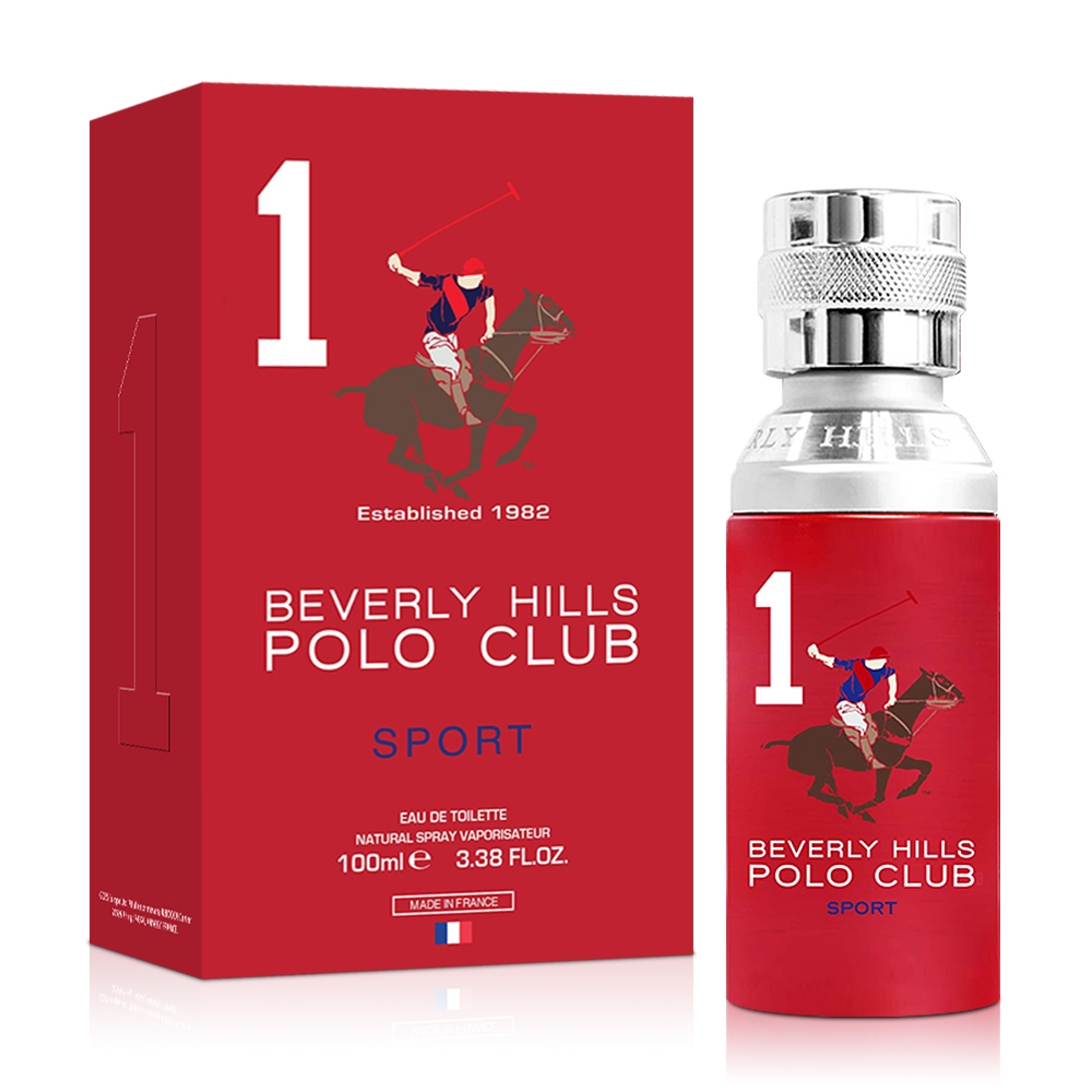 B.H.POLO 比佛利保羅 紅色馬球騎士精神男性淡香水100ml