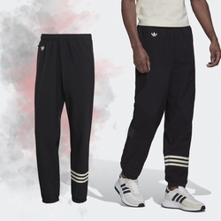 adidas 褲子 Adicolor Pants 男款 黑 基本款 三線 三葉草 愛迪達 抽繩 長褲 HM1864