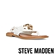 STEVE MADDEN-GENIE 飾扣繞踝夾腳涼鞋-白色 product thumbnail 1