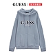 【GUESS】經典印花口袋長袖帽T-兩色任選 product thumbnail 5