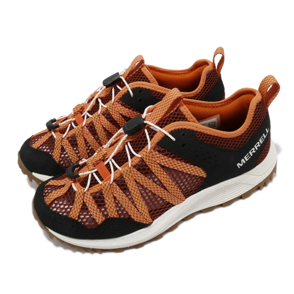 Merrell 戶外鞋 Wildwood Aerosport 女鞋 避震墊片 穩定舒適 抓地 耐磨 橘 黑 ML036156