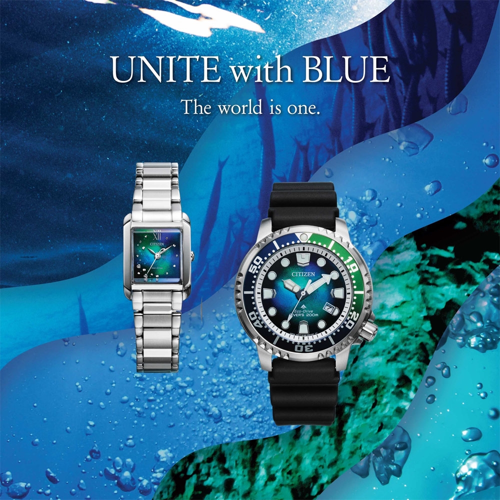 CITIZEN 星辰 千彩之海 UNITE with BLUE 限量 L系列 光動能大三針女錶 EW5591-60L | L 系列 |  Yahoo奇摩購物中心