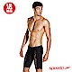 SPEEDO 男 運動 及膝泳褲 SpeedoFIT PowerMesh Pro黑橘 product thumbnail 1