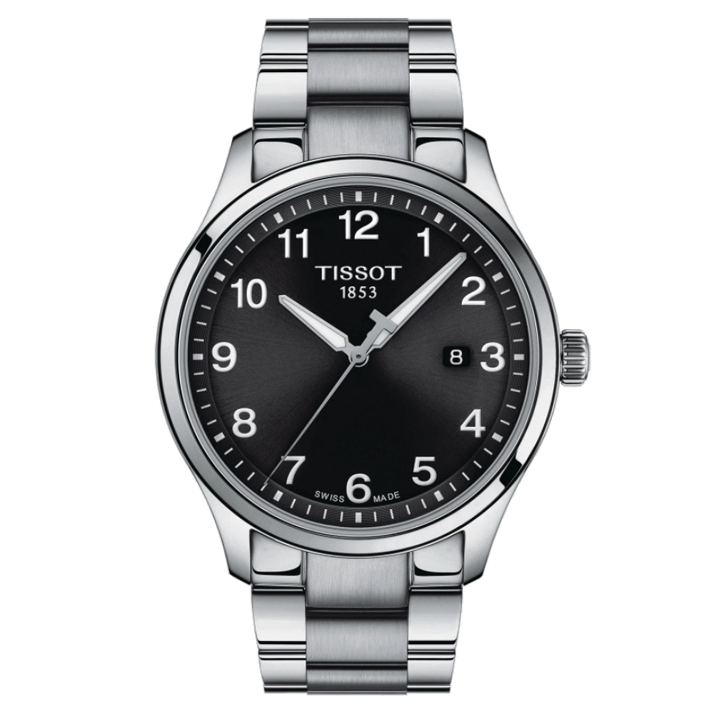 TISSOT天梭 官方授權 GENT XL CLASSIC 大三針腕錶-黑 42mm/T1164101105700