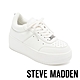 STEVE MADDEN-RAFFI 厚底綁帶休閒小白鞋-白色 product thumbnail 1