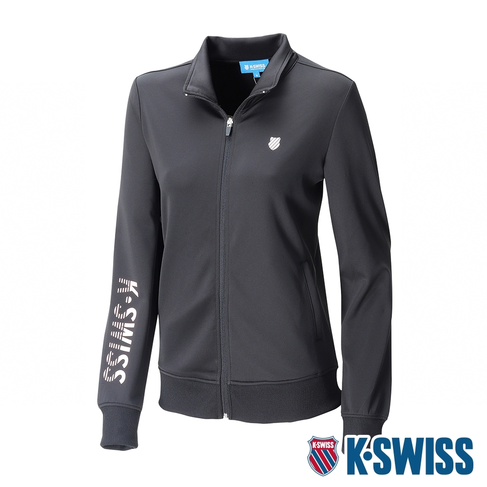 K-SWISS Knit Jacket運動外套-女-黑