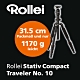 Rollei Stativ Compact Traveler No.10 旅行三腳架 product thumbnail 8