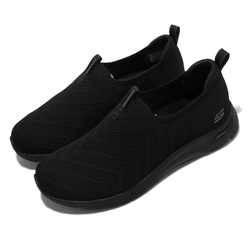 Skechers 休閒鞋 Skech Air Arch Fit 女鞋 氣墊 避震 緩衝 支撐 專利鞋墊 穩定 黑 104251-BBK