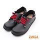 ZUCCA-日系穿繩金屬圓點包鞋-黑-z6004bk product thumbnail 1