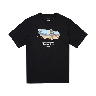 The North Face M PWL JOSHUA TREE EMB SS TEE 男短袖上衣-黑-NF0A88GJJK3