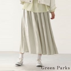 Green Parks  2Way兩穿薄紗緞面長裙