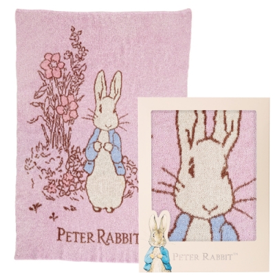 奇哥 比得兔雙層柔舒毯禮盒-粉(90×125cm)