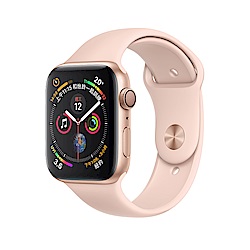 Apple Watch S4 LTE 44mm金色錶殼粉色錶帶