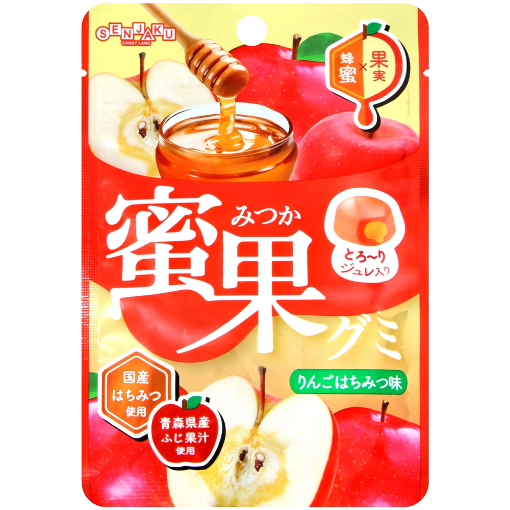 扇雀飴 蜜果蘋果蜂蜜風味軟糖(34g)