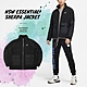 Nike 外套 NSW Essential Sherpa Jacket 男款 黑 休閒 寬鬆 刷毛 立領 DD5022-010 product thumbnail 1