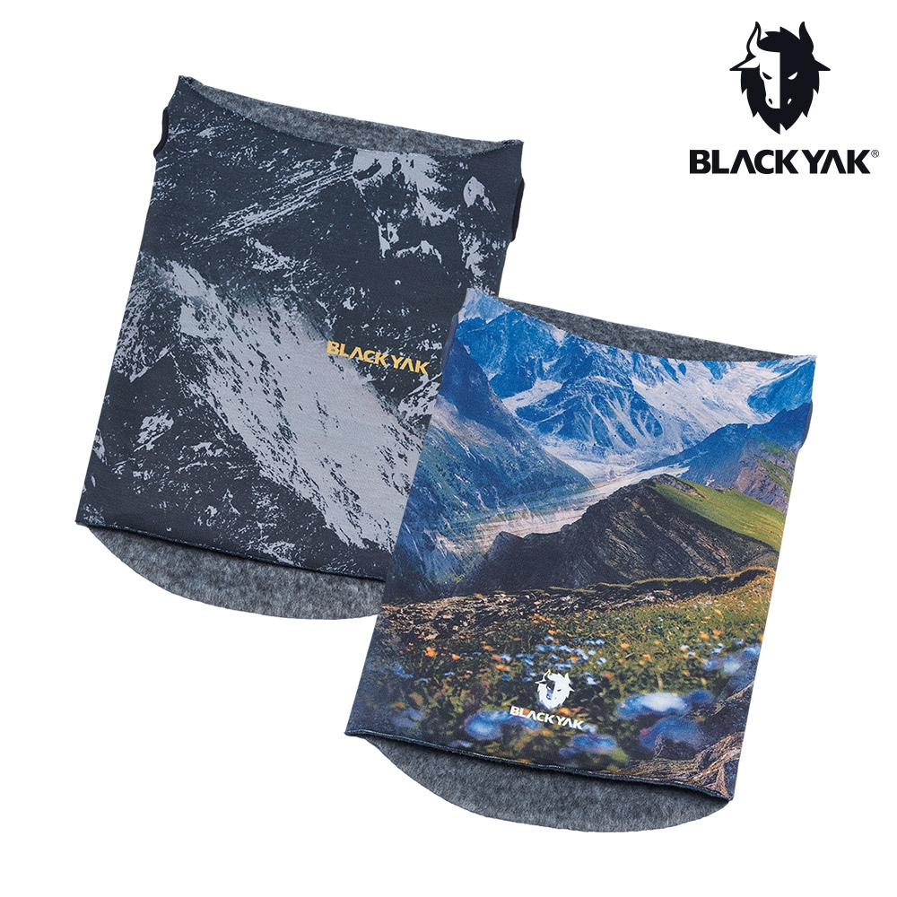 BLACK YAK YAK透氣機能保暖頭巾[黑色/綠色]BYBB2NAL02秋冬 保暖 脖圍 頭巾 圍脖 中性款