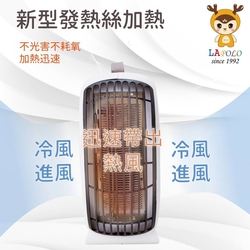 LAPOLO藍普諾手提暖風機/電暖器 LAN6-6102