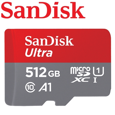 SanDisk 512GB 120MB/s Ultra microSDXC U1 A1 記憶卡