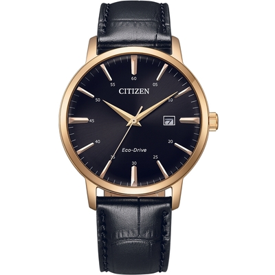 CITIZEN 星辰 父親節推薦款 光動能簡約手錶-男錶(BM7462-15E)40mm