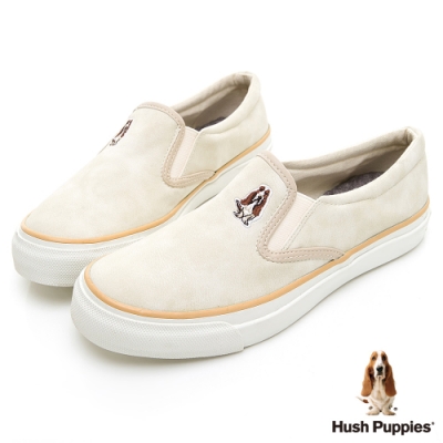 Hush Puppies CASUAL 皮革直套便鞋-杏色