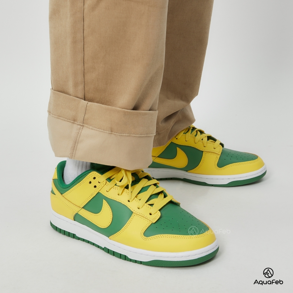 Nike Dunk Low Reverse Brazil 男鞋黃綠色巴西限定經典休閒鞋DV0833