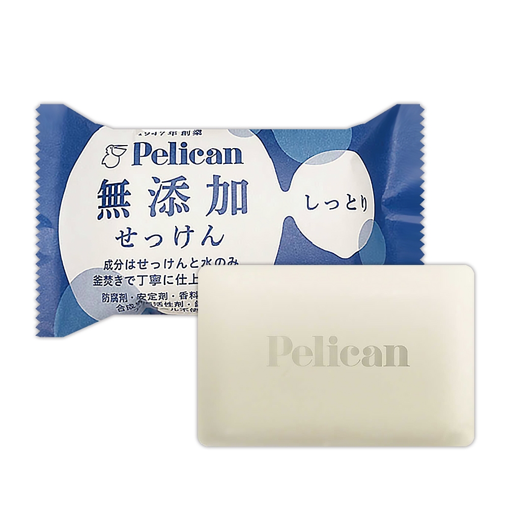 日本Pelican 家族的無添加潔膚皂100g