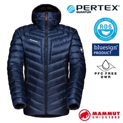 MAMMUT 長毛象 男 Broad Peak IN 輕量保暖防風防潑連帽羽絨外套.夾克_海洋藍