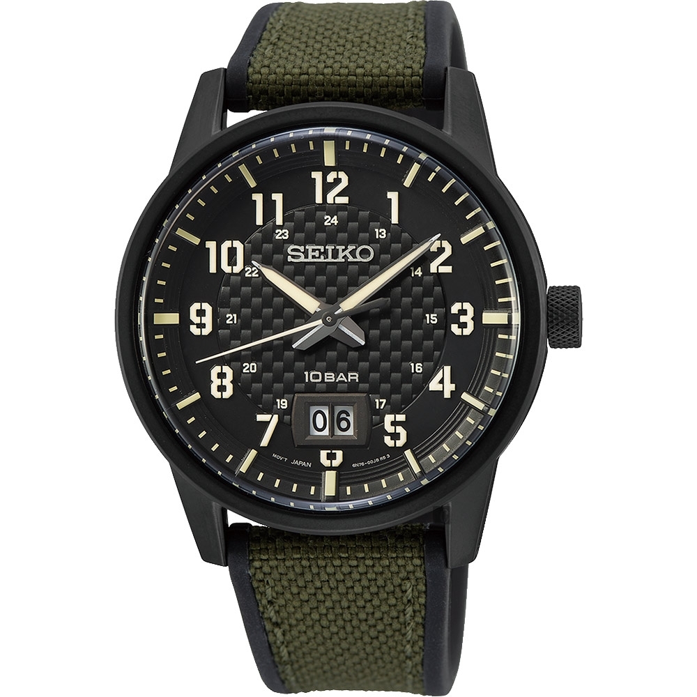 SEIKO CS系列 軍風鬥士時尚錶(SUR325P1)-41mm