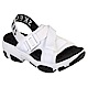 Skechers Daddy-O-Dibs [163051WBK] 女鞋 運動 休閒 透氣 涼鞋 夏天 穿搭 減震 白黑 product thumbnail 1