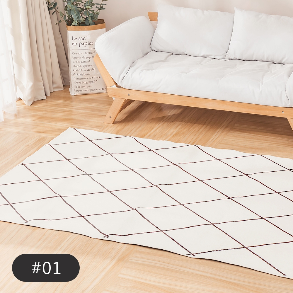 樂嫚妮 仿羊絨地毯/家飾佈置/地毯是空間改造的最佳方法-長200寬140cm-#01