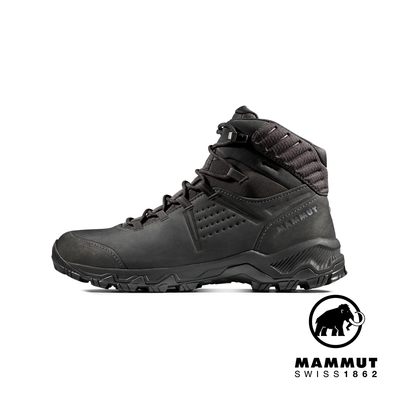 【Mammut 長毛象】Mercury IV Mid GTX Men 中筒皮革登山鞋 男款 黑色 #3030-04710