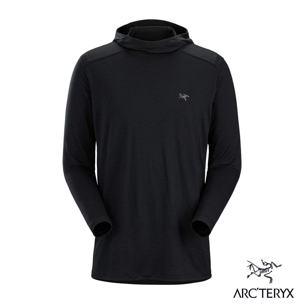 Arcteryx 始祖鳥 男 Ionia 羊毛長袖套頭衫 黑