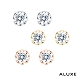 ALUXE 亞立詩 0.60克拉 FVS2 18K金 鑽石耳環 自由之花 ES0793 product thumbnail 1