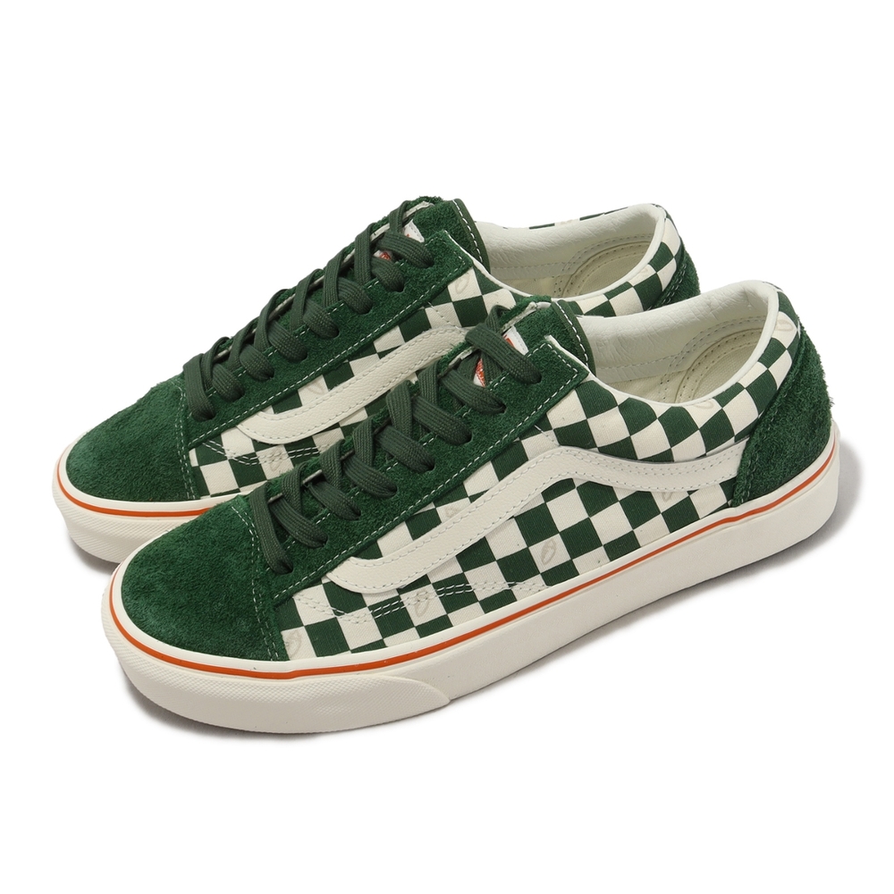 Vans x Lamtoys 休閒鞋 Style 36 男鞋 綠 白 麂皮 帆布 聯名 棋盤格 兔年 VN000CDEV0N