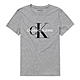 Calvin Klein 經典印刷CK文字圖案短袖T恤(女)-灰色 product thumbnail 1