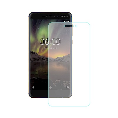 【SHOWHAN】(NOKIA) 6.1 9H鋼化玻璃0.3mm疏水疏油抗指紋保護貼