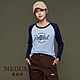 現貨【MEDUSA 曼度莎】美式復古 Rollfast 撞色T恤（M-XL）｜女上衣 長袖上衣 休閒上衣 product thumbnail 1