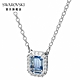 SWAROVSKI 施華洛世奇 MILLENIA 白金色藍水晶八角形項鏈 product thumbnail 1