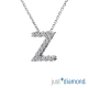 Just Diamond Love Words系列18K金鑽石墜子-Z product thumbnail 1