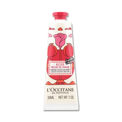 l’occitane 歐舒丹 蜜桃玫瑰舒芙護手霜 30ml（百貨公司貨）