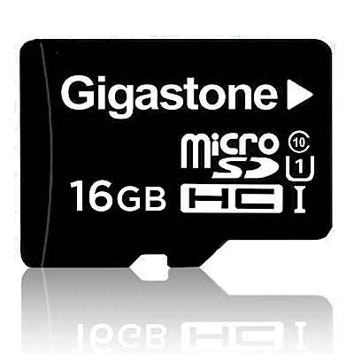 Gigastone 立達國際 16GB MicroSDHC UHS-I 高速記憶卡(附轉卡