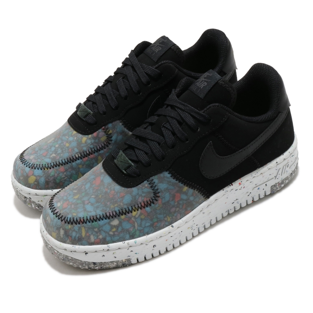 Nike 休閒鞋 Air Force 1 Crater 女鞋 基本款 簡約 AF1 球鞋 穿搭 黑 灰 CT1986002