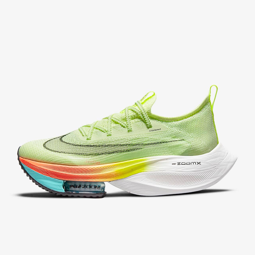 NIKE AIR ZOOM ALPHAFLY NEXT%女輕量避震慢跑運動鞋-螢光- CZ1514700